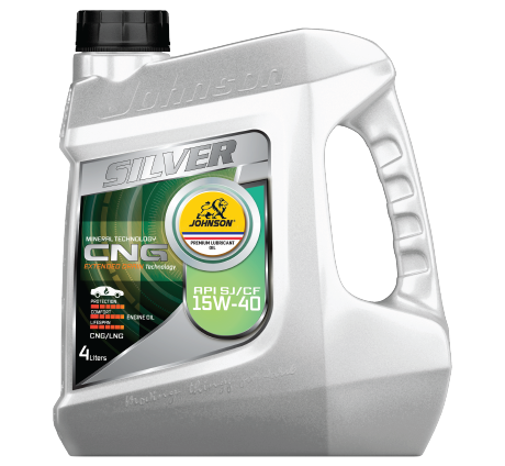 Johnson CNG Silver Plus 4LTR 15W-40